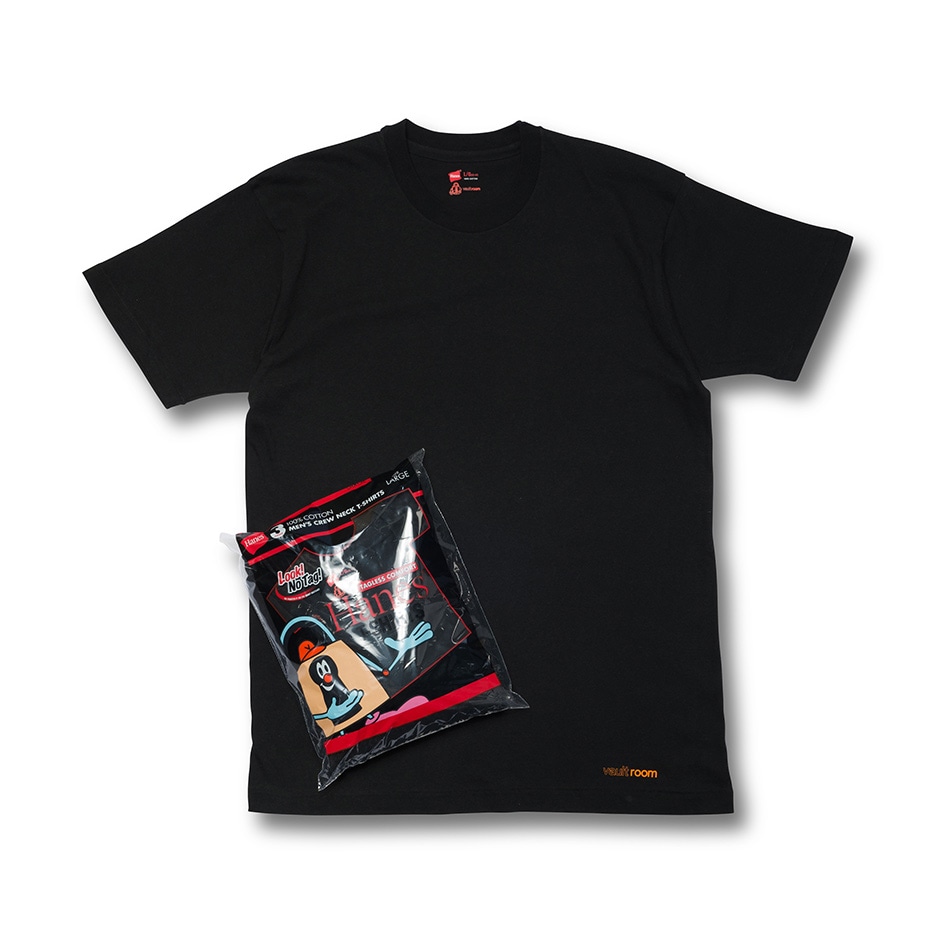 ��3/24(��) 12:00���딭���\�聄�R���g Hanes x vaultroom �ԃ��x���N���[�l�b�NT�V���c 26SS �w�C���Y(HM1-D712S)