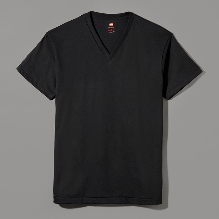 ヘインズ プレミアムジャパンフィット VネックTシャツ 19FW PREMIUM Japan Fit(HM1-F002)