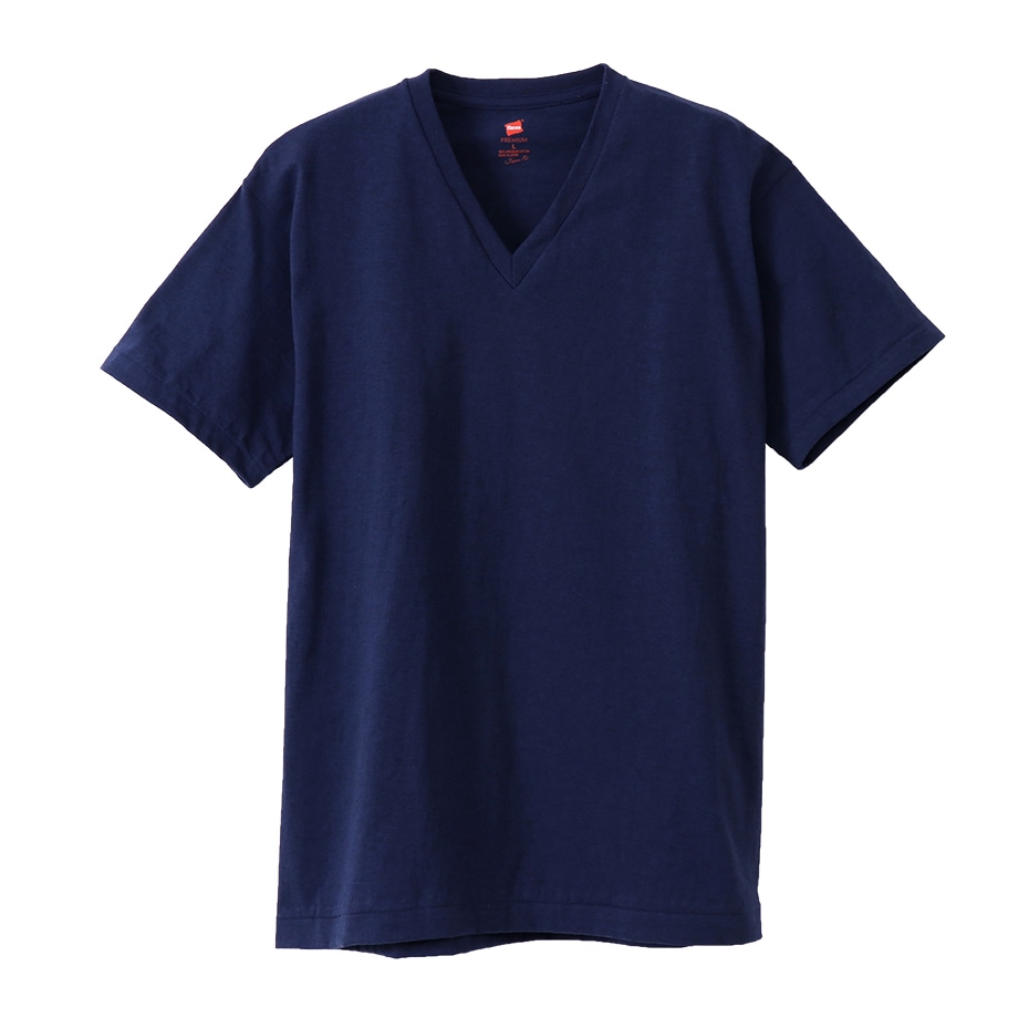 ヘインズ プレミアムジャパンフィット VネックTシャツ 18SS PREMIUM Japan Fit(HM1-F002)