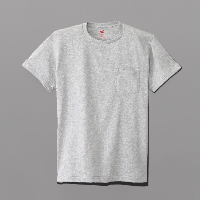 ヘインズ プレミアムジャパンフィット ポケット付クルーネックTシャツ 19FW PREMIUM Japan Fit(HM1-F004)