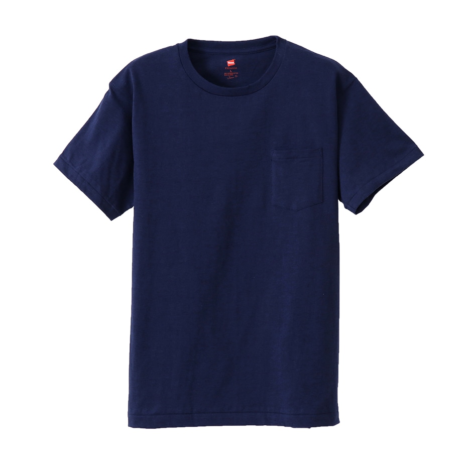 ヘインズ プレミアムジャパンフィット ポケット付クルーネックTシャツ 18SS PREMIUM Japan Fit(HM1-F004)
