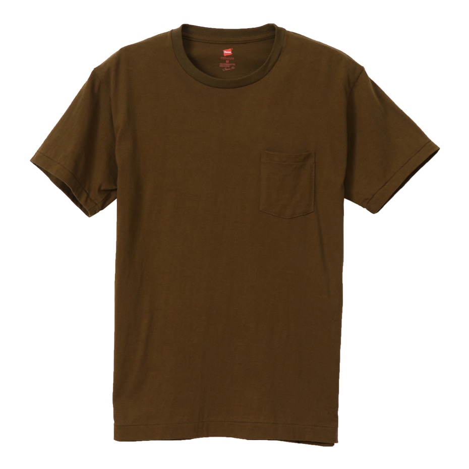 ヘインズ プレミアムジャパンフィット ポケット付クルーネックTシャツ 19FW PREMIUM Japan Fit(HM1-F004)