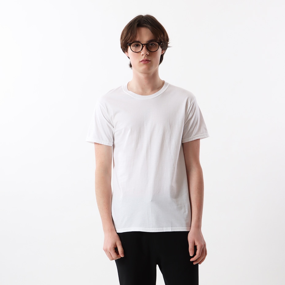 【2枚組】ビジカジ魂 クルーネックTシャツ 18FW 魂シリーズ ヘインズ(HM1EN701)