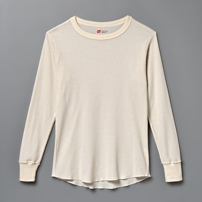 サーマルクルーネックロングスリーブTシャツ 17FW ヘインズ(HM4-G501)