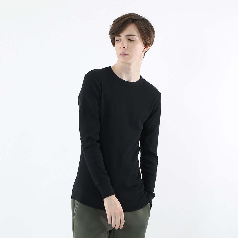 サーマルクルーネックロングスリーブTシャツ 17FW ヘインズ(HM4-G501)