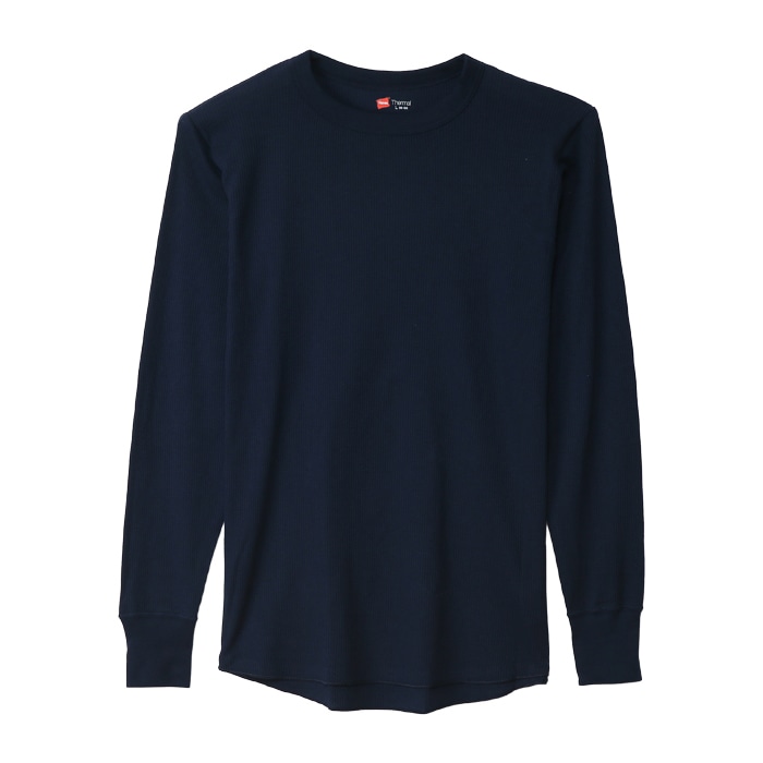 サーマルクルーネックロングスリーブTシャツ 17FW ヘインズ(HM4-G501)