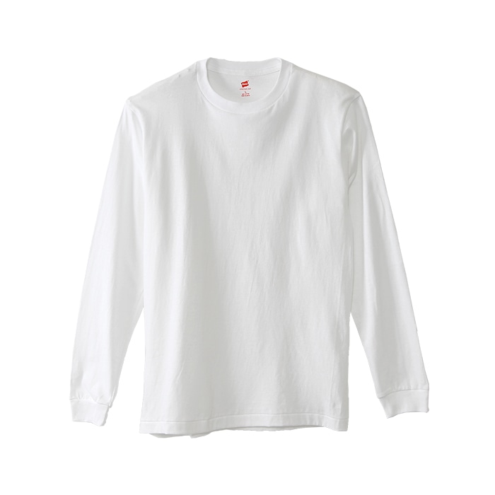 ヘインズ プレミアム クルーネックロングスリーブTシャツ 17FW PREMIUM ヘインズ(HM4-L001)
