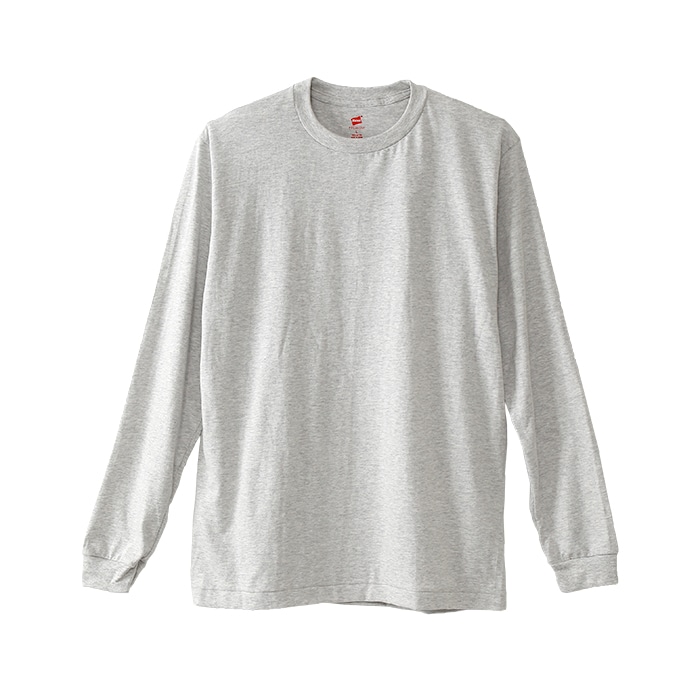 ヘインズ プレミアム クルーネックロングスリーブTシャツ 19SS PREMIUM ヘインズ(HM4-L001)