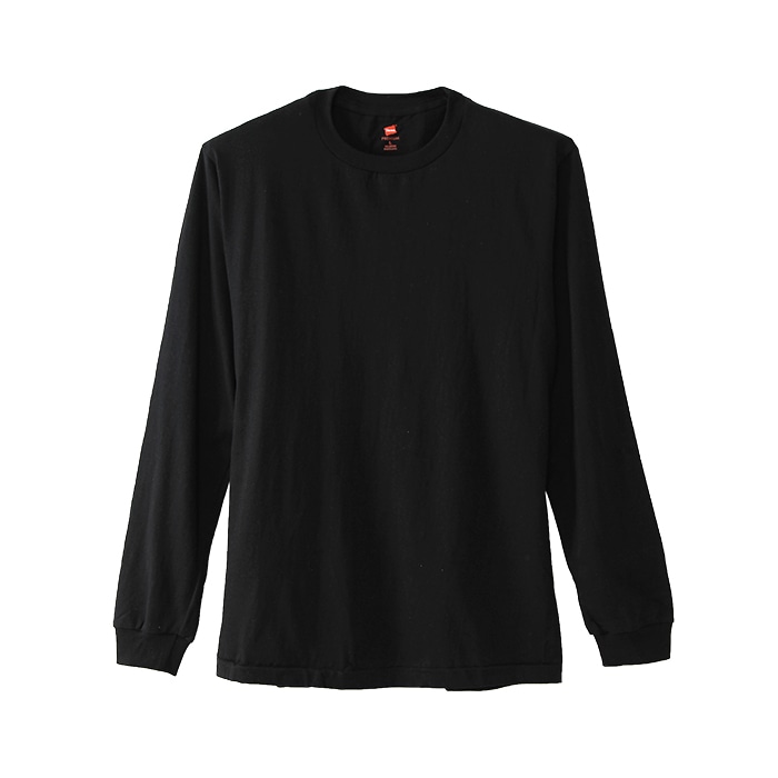 ヘインズ プレミアム クルーネックロングスリーブTシャツ 19SS PREMIUM ヘインズ(HM4-L001)