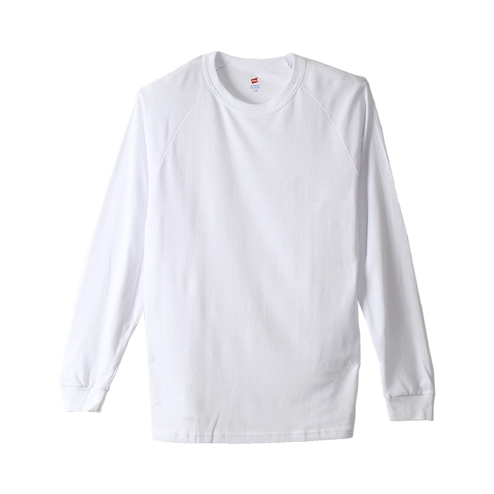 クルーネックラグランロングスリーブTシャツ 17FW Two Layer ヘインズ(HM4-L503)