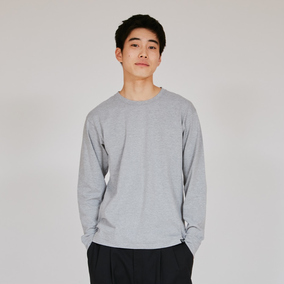 リングスパンコットンロングスリーブTシャツ 25FW ヘインズ(HM4EC201)