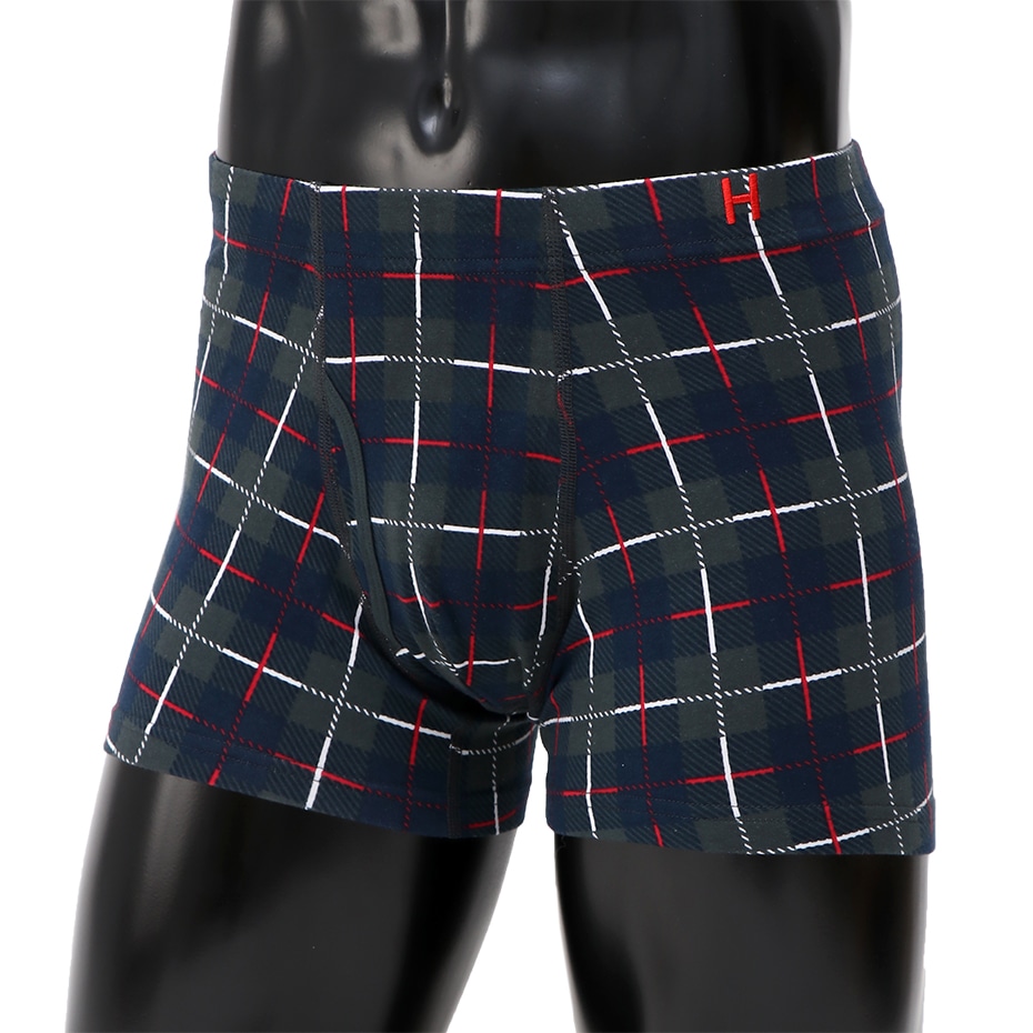 チェックプリントボクサーブリーフ 19FW Hanes H ヘインズ(HM6-Q153)