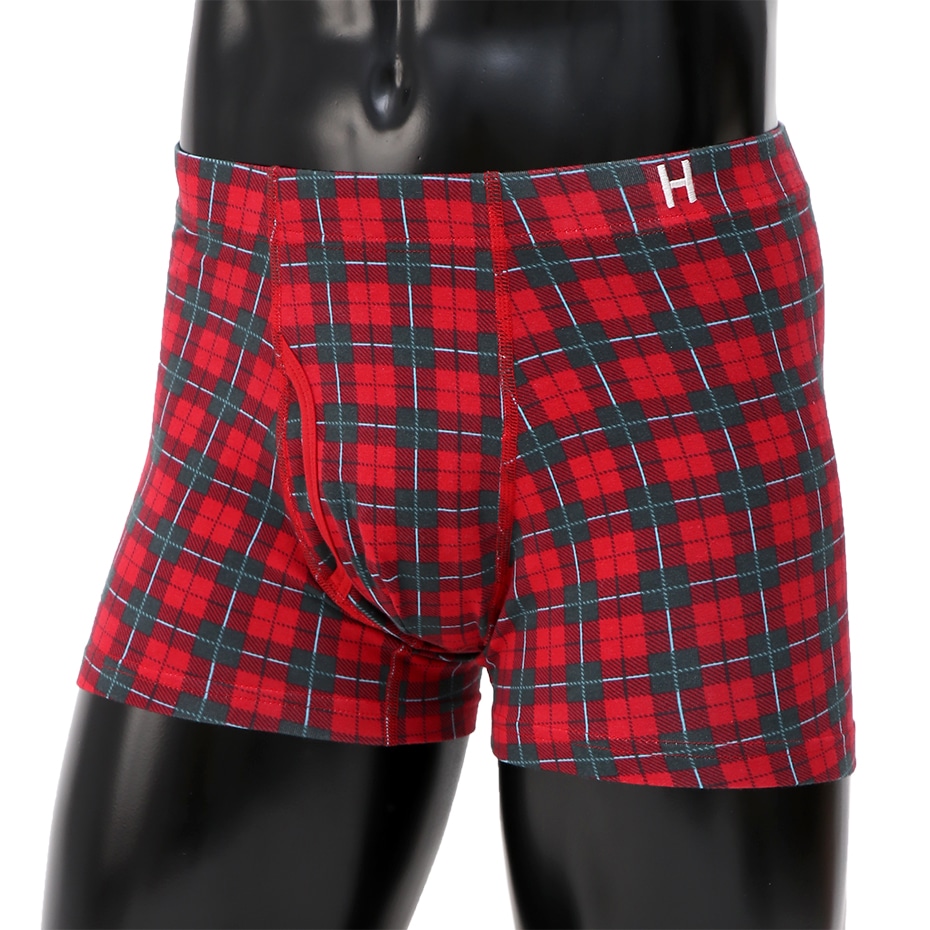 チェックプリントボクサーブリーフ 19FW Hanes H ヘインズ(HM6-Q153)