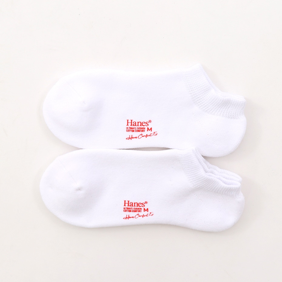 2足組 スニーカーインソックス COMFORT FIT【フルパイル】 ヘインズ(HMSBP402)