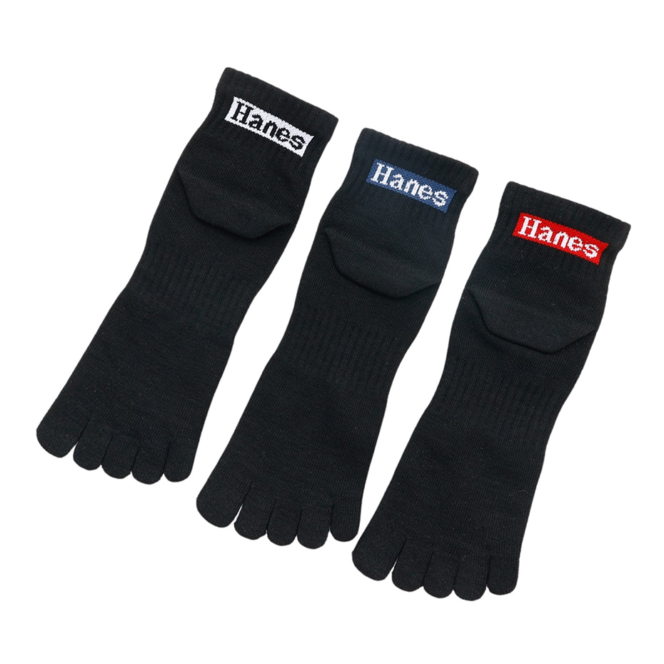 3足組 ショートレングスソックス【ノンパイル】25SS ヘインズ(HMSCB301)