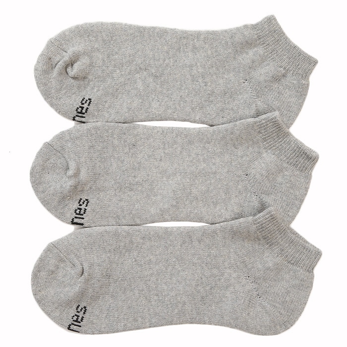 3足組 ショートレングスソックス BAGGED【フルパイル】 17FW ヘインズ(HMSCJ303)