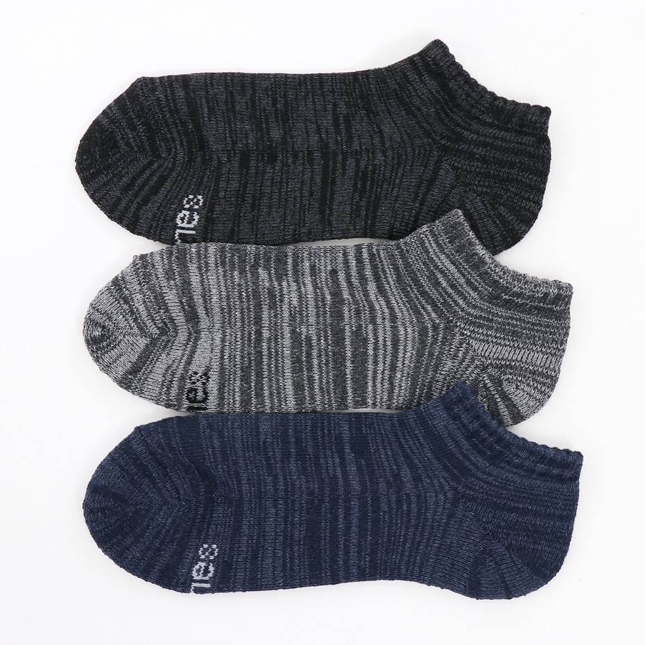 3足組スニーカーインソックス【ハーフパイル】 18FW ヘインズ(HMSCN401)
