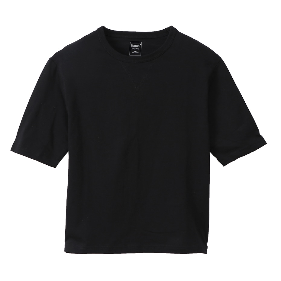 ウィメンズ Elbow-length 【5分丈】 Tシャツ 19SS Hanes Undies ヘインズ(HW4-P201)