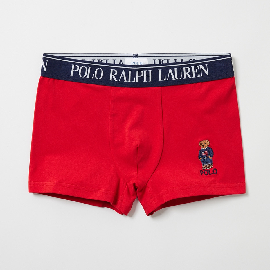 ショートボクサーブリーフ コアフラッグセーターベア刺繍 25FH ポロ ラルフ ローレン【前閉じ】(RM3-B113S)