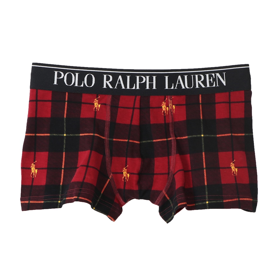 Check Print ローライズ ボクサーブリーフ 20FW ポロ ラルフ ローレン【前閉じ】RM3-S301L)