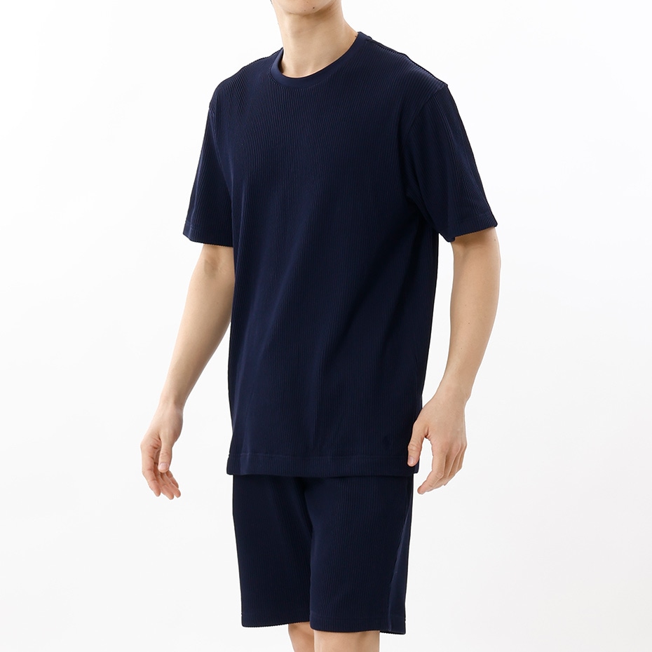 ニットシアサッカー クルーネック 25SS ポロ ラルフ ローレン (RM8-B207)