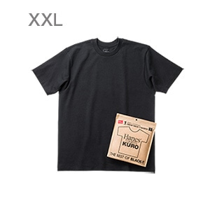 �傫���T�C�Y Hanes T-SHIRTS KURO �N���[�l�b�NT�V���c 26SS �w�C���Y(HM1-D202)