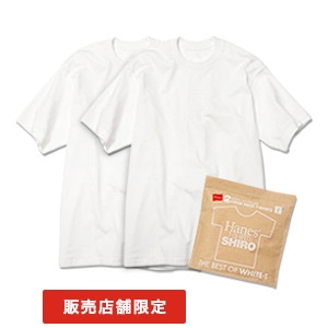2g SHIRO N[lbNTVc 25SS Hanes T-SHIRTS SHIRO (HM1-Z701)