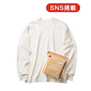Hanes T-SHIRTS SHIRO N[lbNOX[uTVc 25FW wCY(HM4-A201)